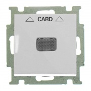 Накладка для механизма карточного выключателя 2025U ABB Basic 55 цвет белый шале (1792-96)