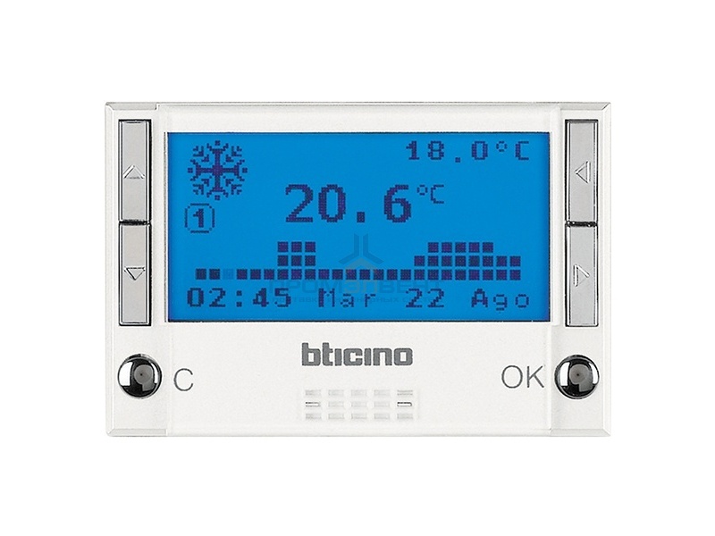 Контрол температ 4 зоны белый