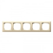 Рамка 5-ая Gira Standard 55 Крем глянцевый