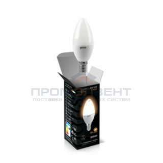 Лампа Gauss LED Candle 4W E27 2700K 1/10/50