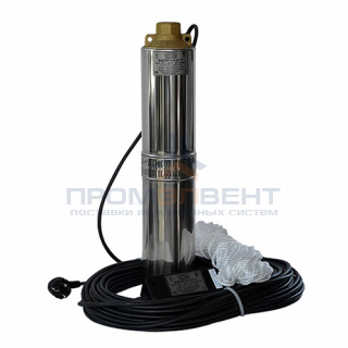 Насос скважинный Водолей БЦПЭУ 0,5-16 У (0,4 кВт, однофазный, Qmax 1,8 л/мин, Hmax 27м, кабель 16м)