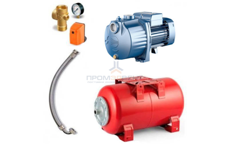 Насосная станция Pedrollo HYDROFRESH 4Cpm 80C-24 CL - 0,55 кВт (Qmax 80 л/мин, 1x230В, с/х)