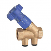 Вентиль балансировочный Cimberio 787OT/2R - 3/4" (ВР/ВР, PN25, Tmax 120°C, отводы с заглушками)