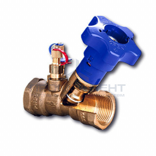 Клапан балансировочный Zetkama 221H - 1"1/2" (ВР/ВР, PN25, Tmax 120°C, Kv 18,85 м³/ч)