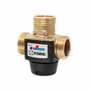 Клапан термостатический смесительный ESBE VTC312 - 3/4" (НР, PN10, Tmax 100°C, настройка 62°C)