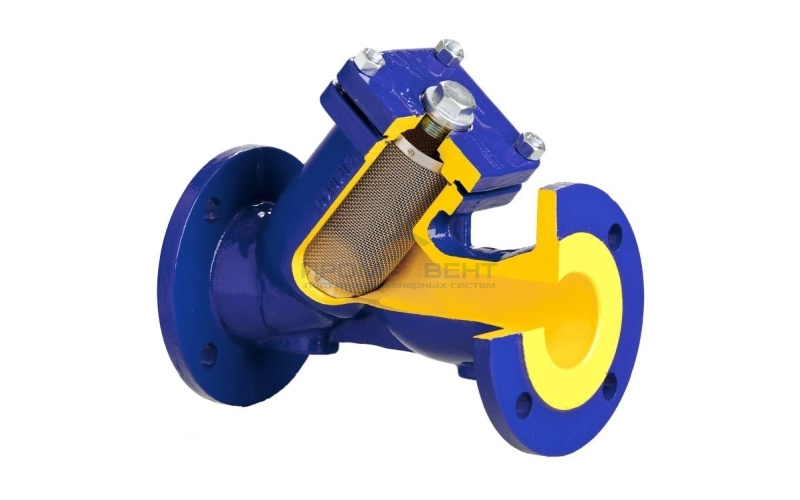 Фильтр грубой очистки BROEN V821 - Ду25 (Фланец/Фланец, PN16, Tmax 300°C)