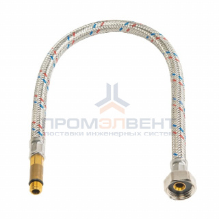 Подводка под смеситель гибкая STOUT (Смеситель/Гайка) - M10(18мм) x 1/2", длина 500 мм