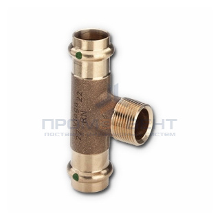 Тройник с переходом на наружную резьбу Viega G3 Sanpress 2217.1 - 28 x 3/4"