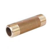 Удлинитель резьбовой STOUT - 1"1/4 длина 430 мм (НР/НР, латунь без покрытия)