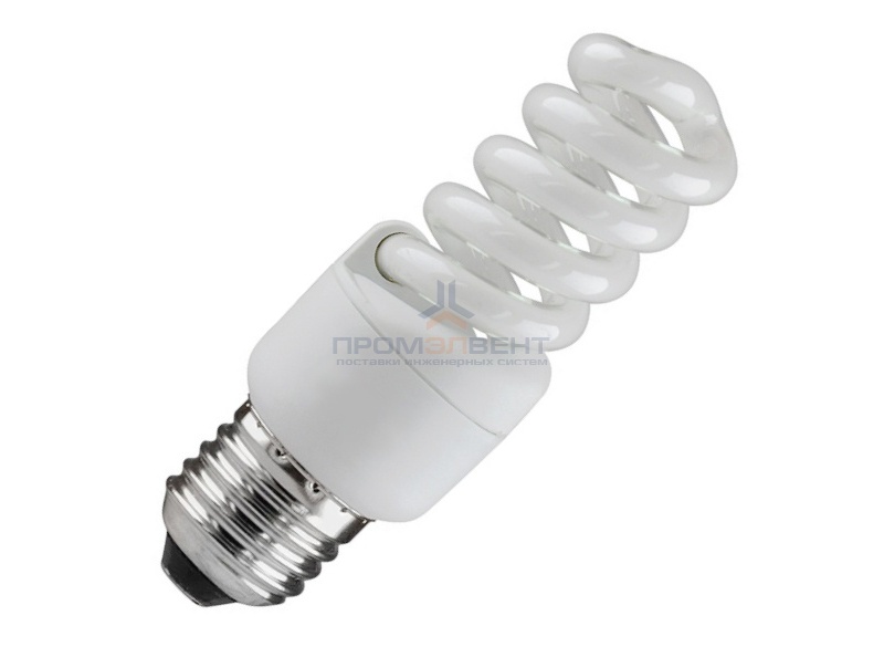 Лампа энергосберегающая ESL QL7 13W 4200K E27 спираль d40x83 белая