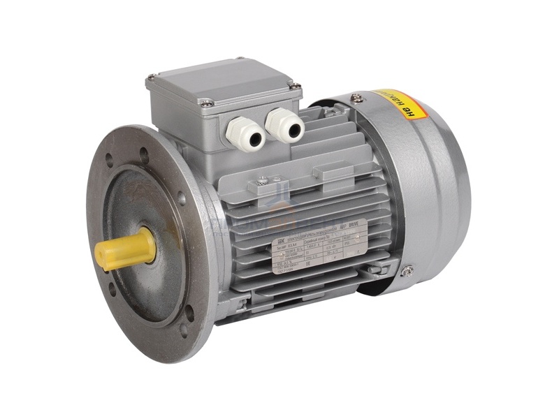 Электродвигатель асинхронный 3ф. АИР 56B4 380В 0,18кВт 1500об/мин (фланец) 3081 DRIVE IEK