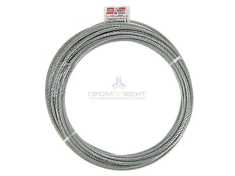Трос 3мм стальной оцинкованный DIN3055 (10м)