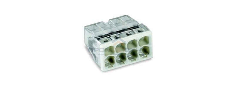 Клеммник WAGO 8 (одножильных) х 0,5-2,5 мм2 24A Cu [уп. 50шт]