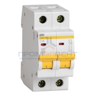 Автоматический выключатель ВА47-29 2Р  3А 4,5кА характеристика С ИЭК (автомат)