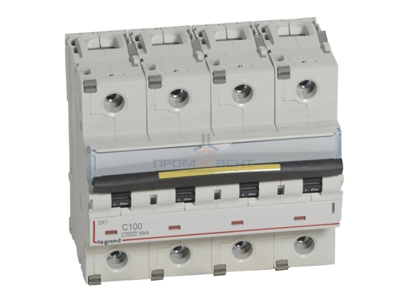 Автоматический выключатель Legrand DX3 4П C100A 10kA/16kA (автомат)