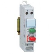 Кнопочный выключатель Legrand с фиксатором 1НО+1НЗ