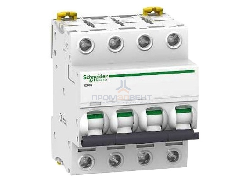 Автоматический выключатель Schneider Electric Acti 9 iC60N 4П 40A 6кА C (автомат)