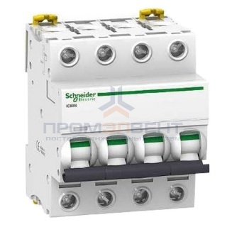Автоматический выключатель Schneider Electric Acti 9 iC60N 4П 63A 6кА C (автомат)