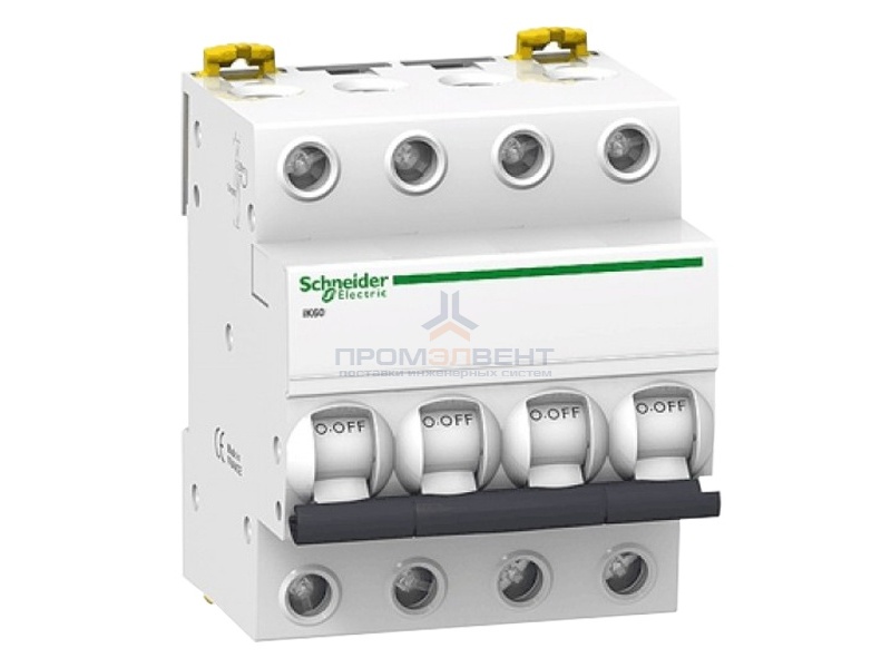 Автоматический выключатель Schneider Electric Acti 9 iK60 4П 32A 6кА C (автомат)