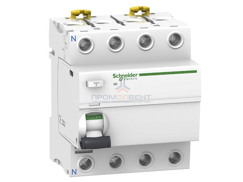 УЗО Acti 9 iID 4П 40A 100mA AC Schneider Electric