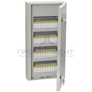 Щит металлический ЩРн-48з-0 74 У2 IP54 на 48 модулей навесной 670х330х120 ИЭК