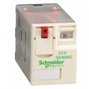 Миниатюрное реле Schneider Electric Zelio Relay  RXM 4 контакта 24В AC 6A