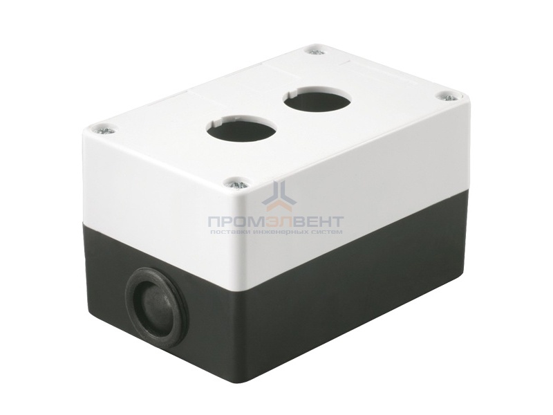 Корпус КП102 для кнопок 2 места белый ИЭК